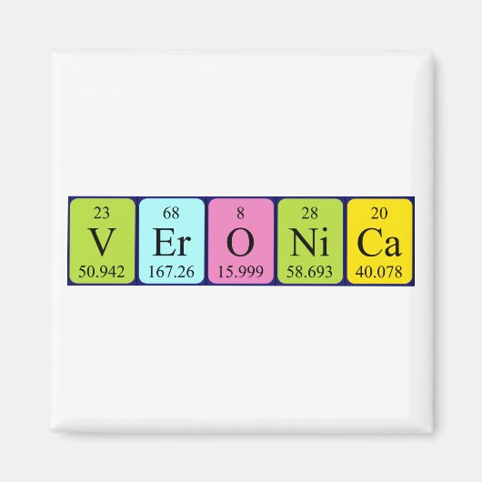Veronica Periodenmagnet Magnet (Vorne)