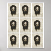 Veronica Veil Shroud Jesus Face Crown Thorns Multi Poster (Vorne)