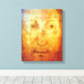 VERONICAS SCHEIBE DAS GESICHERTE GESICHT JESUS. LEINWANDDRUCK (Insitu (Holzboden))