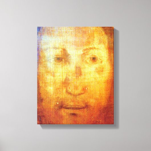 VERONICAS SCHEIBE DAS GESICHERTE GESICHT JESUS. LEINWANDDRUCK (Vorderseite)