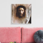 VERONICA'S VEIL, DAS HEILIGE GESICHT VON JESUS. LEINWANDDRUCK (Insitu (Wohnzimmer))