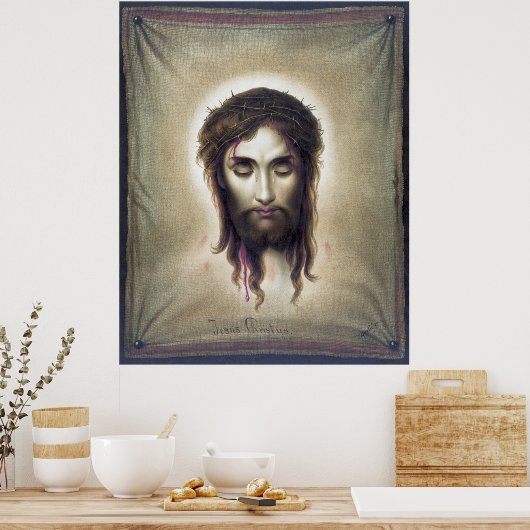 VERONICA'S VEIL - JESUS CHRISTUS - 1876 POSTER (Küche)