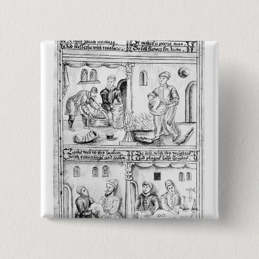 Verordnung der Bäcker von York, 1595-96 Button (Vorderseite)