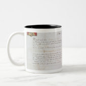 Verordnung des Adels hergestellt unter der ersten Zweifarbige Tasse (Links)