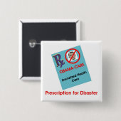 Verordnung für Desaster-Knopf Button (Vorne & Hinten)