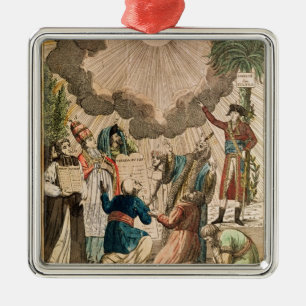 Verordnung, welche die Freiheit der Anbetung Silbernes Ornament