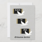 Verordnung zur Einladung der Kirche (Vorderseite)