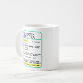 Verordnungs-Tee-Tasse, lustige Tasse (Vorderseite Links)