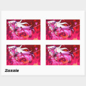 Verosika Halloween Slasher | Helluva Boss |  Rechteckiger Aufkleber (Blatt)