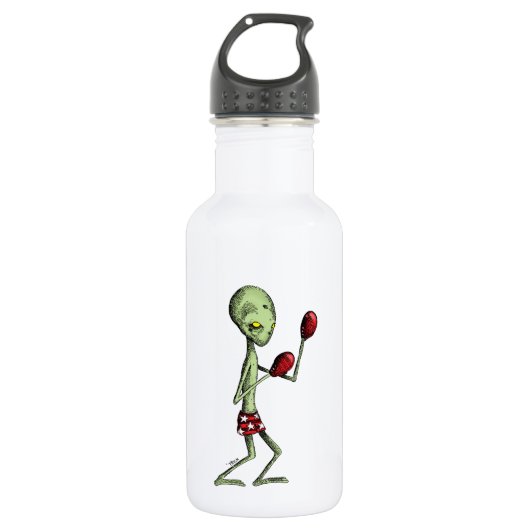 Verpacken-alien Trinkflasche (Vorderseite)