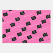 Verpacken Ihrer Logo-Website für Unternehmen Geschenkpapier Set (Vorderseite 2)