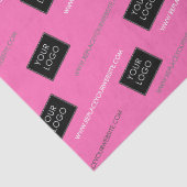 Verpacken Ihrer Logo-Website für Unternehmen Seidenpapier (Detail)