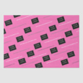 Verpacken Ihrer Logo-Website für Unternehmen Seidenpapier (Vorderseite)