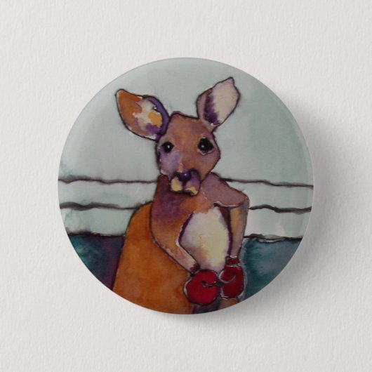 "VERPACKEN-KÄNGURU," - Knopf Button (Vorderseite)