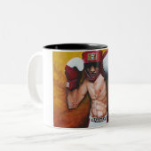 Verpacken-Kunst Zweifarbige Tasse (Vorderseite Links)