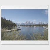 verpacken Sie Ihr Geschenk mit einem Bild von Ruhe Geschenkpapier (Flach)