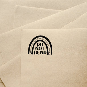 Verpacken Sie nicht, fragil, für kleine Unternehme Gummistempel
