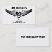 Verpacken-Turnhallen-Visitenkarte-Schablone Visitenkarte (Vorne/Hinten)