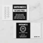 Verpacken-Turnhallen-Visitenkarteloyalitätskarte Treuekarte (Vorne/Hinten)