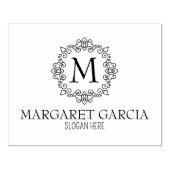 Verpacken von kundenspezifischen Monogrammen, klei Gummistempel (Prägung)