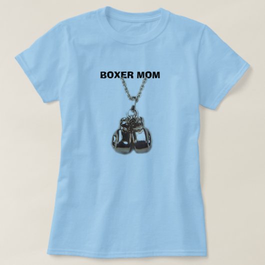 Verpackenhandschuhe, BOXER-MAMA T-Shirt (Design vorne)