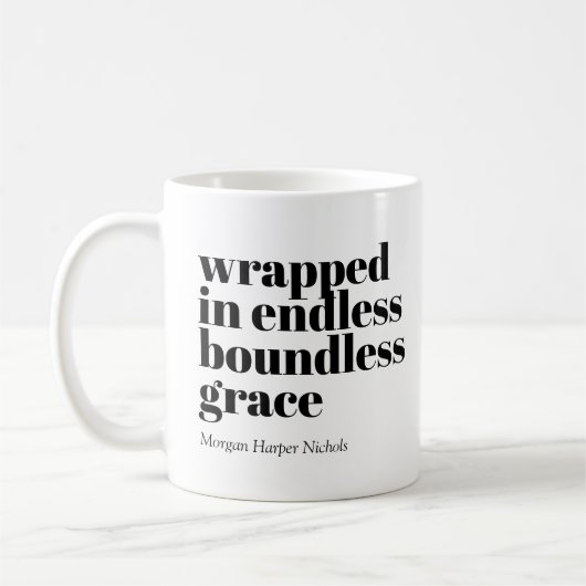 verpackt in endlos unendliche Tasse (Links)