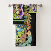 verpackt in Party Dragons Badhandtuch Set (Insitu)