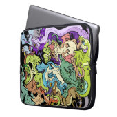 verpackt in Party Dragons Laptopschutzhülle (Vorderseite Links)