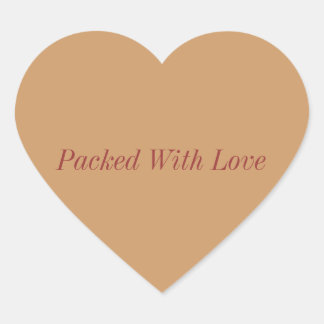 verpackt mit Aufklebern der Liebe, verpackt mit Li Herz-Aufkleber
