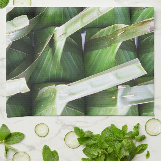 verpackte Bananenleaf-Packungen Geschirrtuch (Gefaltet)