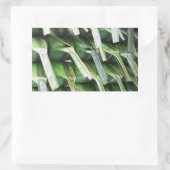 verpackte Bananenleaf-Packungen Rechteckiger Aufkleber (Tasche)