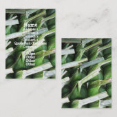 verpackte Bananenleaf-Packungen Visitenkarte (Vorne/Hinten)