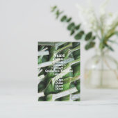 verpackte Bananenleaf-Packungen Visitenkarte (Stehend Vorderseite)