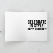 VERPACKTE KATASTROPHENKARTE BIRTHDAY KARTE (Innenseite)