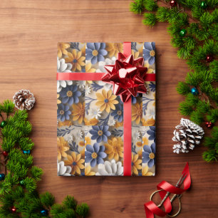 verpacktes Geschenk mit Liebe Geschenkpapier