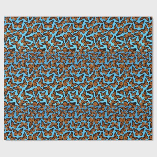 verpacktes Geschenk mit Liebe Geschenkpapier (Flach)