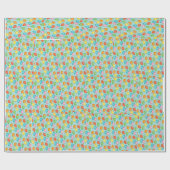 verpacktes Geschenk mit Liebe Geschenkpapier (Flach)