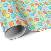 verpacktes Geschenk mit Liebe Geschenkpapier (Rolleneckpunkt)