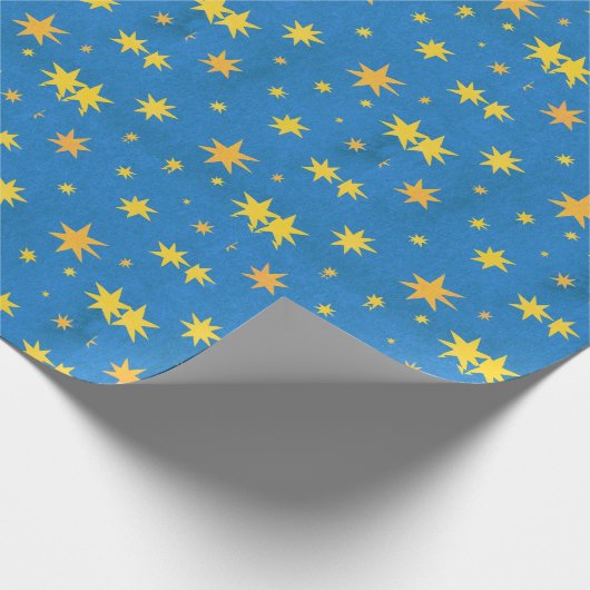 verpacktes Geschenk mit Liebe Geschenkpapier (Ecke)