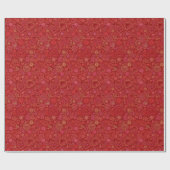 verpacktes Geschenk mit Liebe Geschenkpapier (Flach)