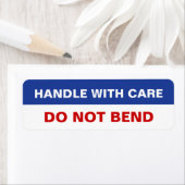 Verpackung Aufkleber mit Vorsicht nicht beilegen (Insitu)