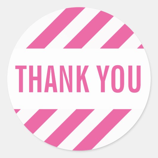 VERPACKUNG DANK IHNEN SIEGEL fett hellen Streifen  Runder Aufkleber (Vorderseite)