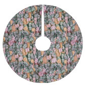 Verpackung Erdnüsse Neuheit Polyester Weihnachtsbaumdecke (Vorderseite)