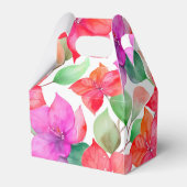 Verpackung florales Gastgeschenk Geschenkschachtel (Rückseite)