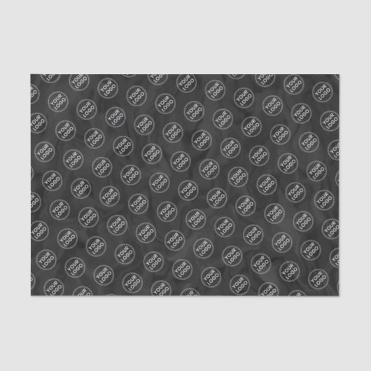 Verpackung für dunkelmarmoriertes Logopapier Seidenpapier (Vorderseite)