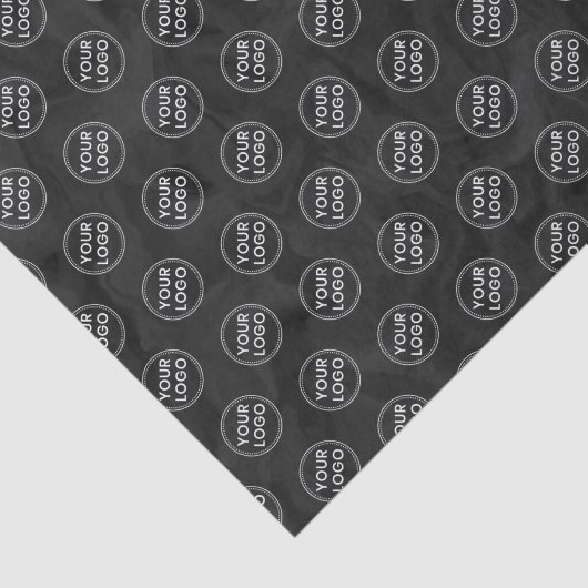 Verpackung für dunkelmarmoriertes Logopapier Seidenpapier (Ausschnitt)