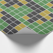 Verpackung für ein Wordle-Geschenk Geschenkpapier (Ecke)