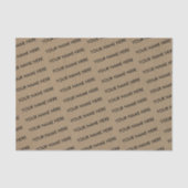 Verpackung für Firmennamen Markenartikel Corporate Seidenpapier (Vorderseite)