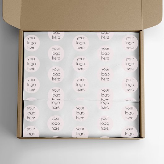 Verpackung für Girly-Business-Logos Seidenpapier