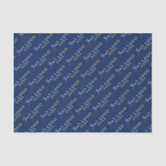 Verpackung für kundenspezifische Firmenlogos Seidenpapier (Vorderseite)